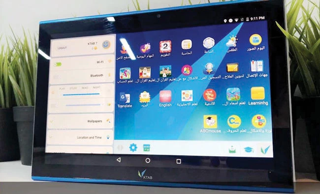It is a Saudi tablet, but there are partnerships with foreign international companies to build the tablets in a suitable way until the technology is properly settled and localized. (AN photo)