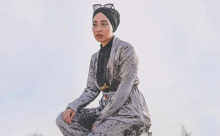 Mariah Idrissi walks tall for UAE online retailer Namshi