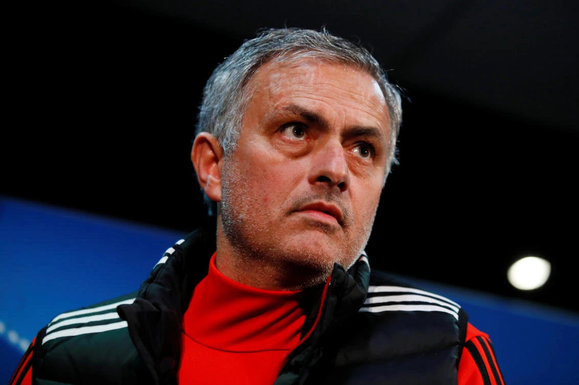 Manchester United manager Jose Mourinho during a press conference ahead of the Sevilla Champions League clash. (Action Images via REUTERS)