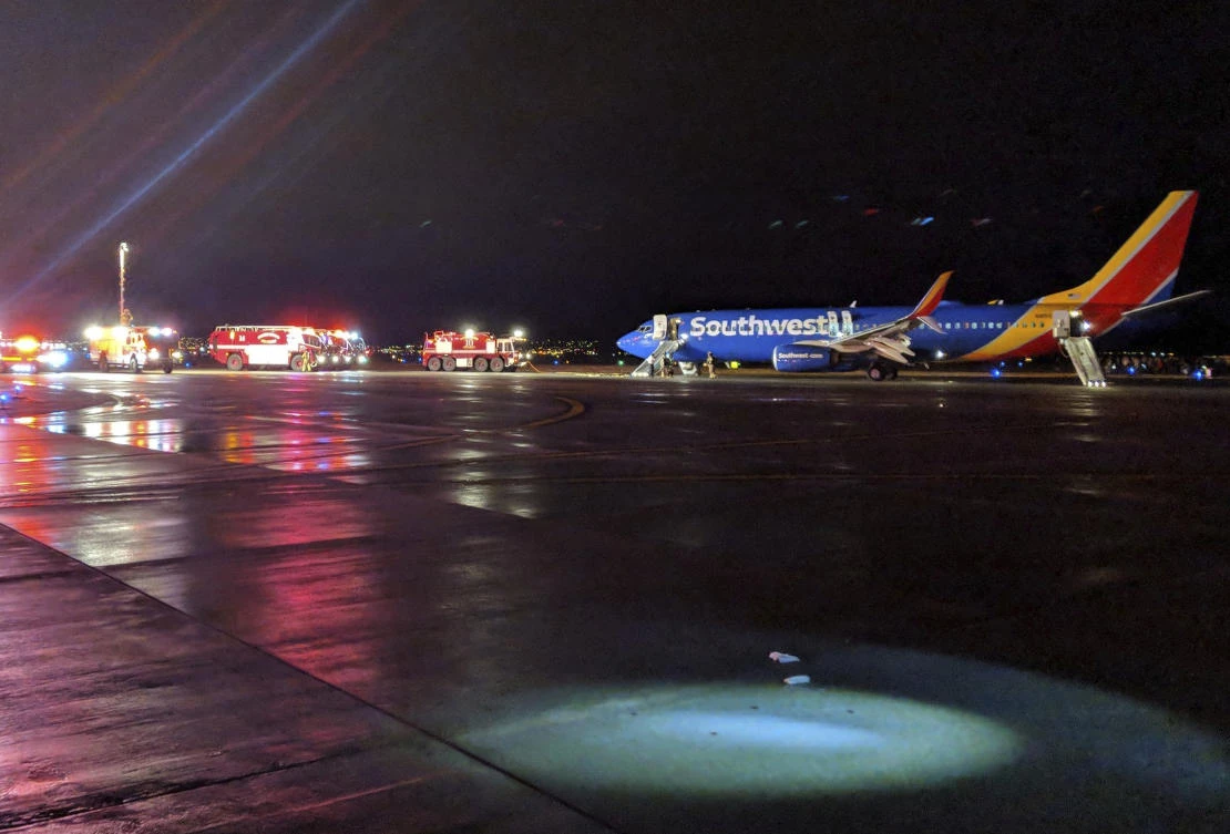 Passengers leap from wing after Dallas-bound Southwest airline makes emergency landing