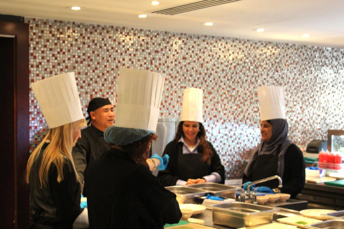 The session was held at the luxury dining restaurant, Spectrum.