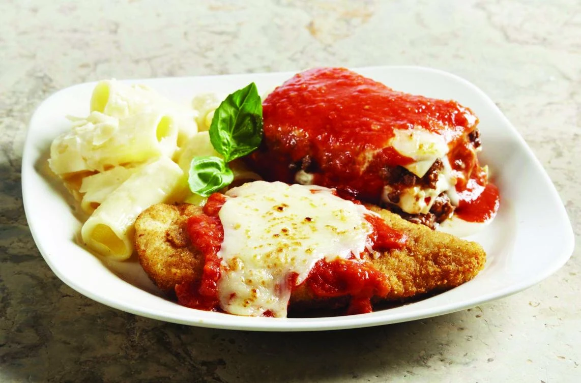 Each ‘Italian Trio’ plate offers diners three filling ‘samplers’ of classic Italian dishes.