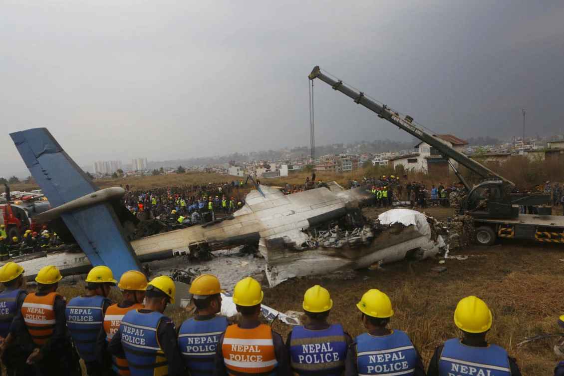 Survivors of this week’s plane crash at Nepal’s main airport said it was a miracle they survived an accident that killed 49 of the 71 people on board. (AP)