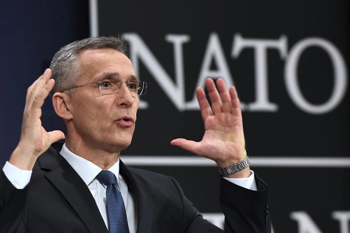NATO Secretary-General Jens Stoltenberg said: ‘The attack in Salisbury has taken place against a backdrop of reckless behavior by Russia over many years.’ (AFP)