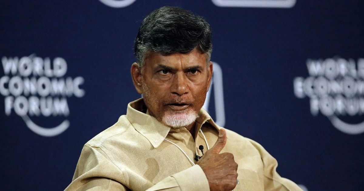 N. Chandrababu Naidu, chief minister of Andhra Pradesh, speaks during the India Economic Summit 2014 at the World Economic Forum in New Delhi November 6, 2014. (Reuters)