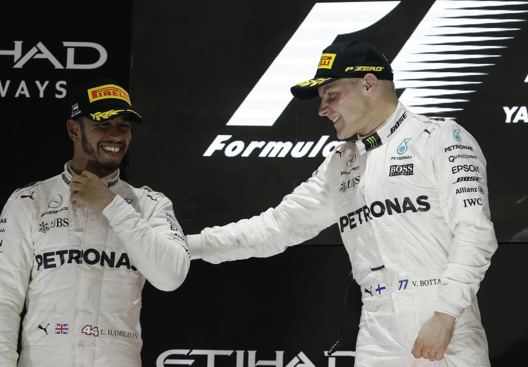 Valtteri Bottas has no intention of playing second fiddle to Lewis Hamilton and is aiming to pip his Mercedes teammate to the title. (AP)