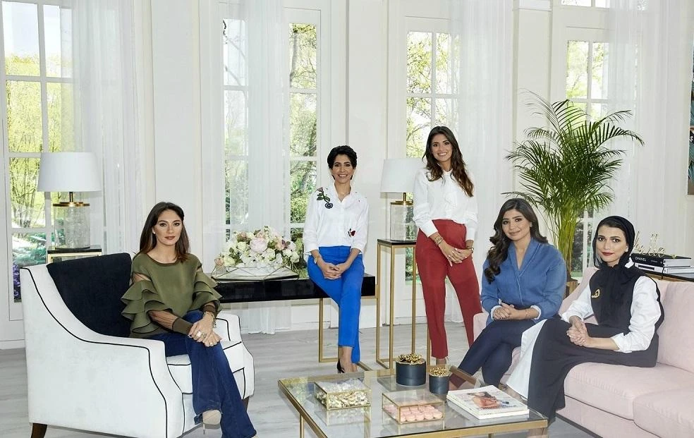 Presenters Haya Sawan, Dr. Nora Al Anbar, Chef Mirete Aly, Shahed Ballan and Hiba Mojaddidi