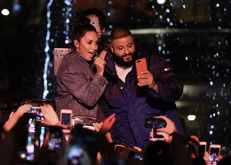 DJ Khaled helps Demi Lovato celebrate 6 addiction-free years
