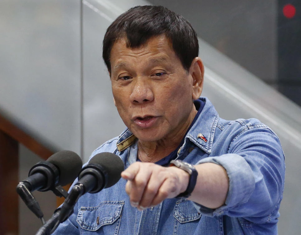 Philippine President Rodrigo Duterte asked other countries on Sunday, March 18, 2018 to abandon the International Criminal Court because it is "rude." (AP)