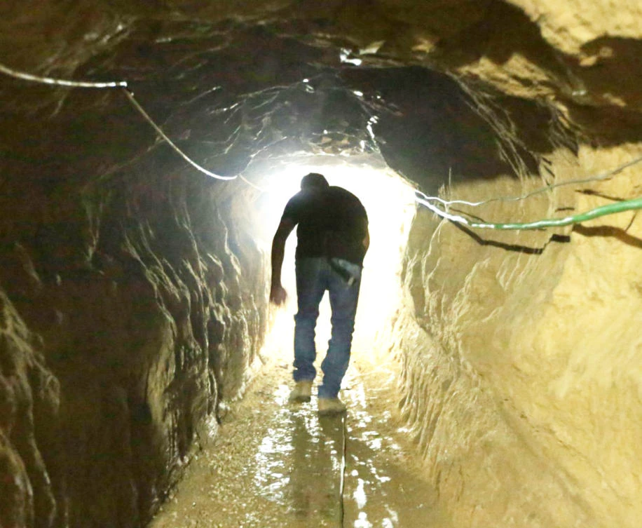 Extensive Hamas tunnel network in Gaza points to Israeli intelligence failure. (AFP)