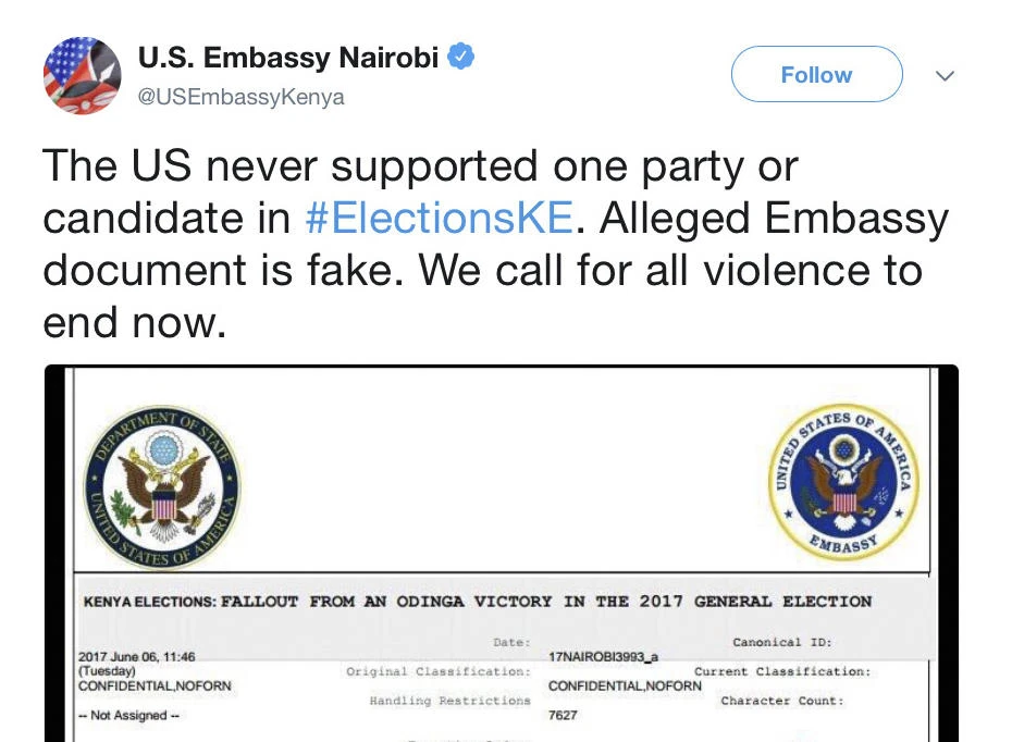 After 2016 election, US poised to fight fake news — in Kenya