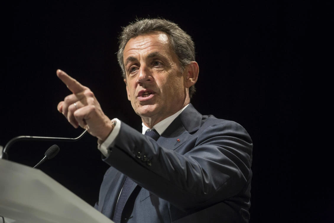 Former French President and candidate for France’s conservative presidential primary Nicolas Sarkozy. (AP/Laurent Cipriani, File)