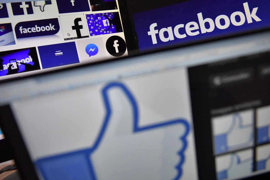 Facebook logo (AFP)