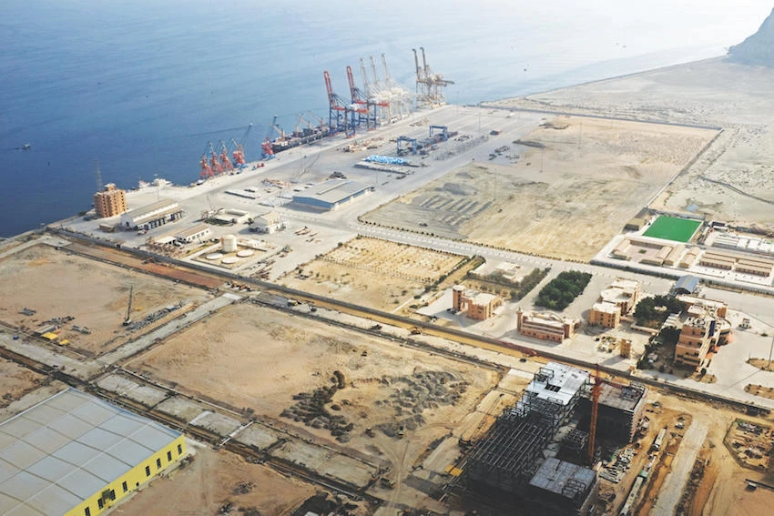 The Arabian sea port Gwadar in Pakistan is one of many infrastructure projects in the region to have been built by China. (Reuters)