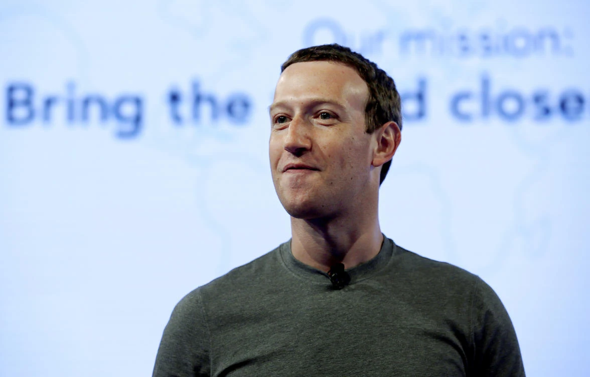 Facebook CEO Mark Zuckerberg speaks during preparation for the Facebook Communities Summit, in Chicago. (AP)
