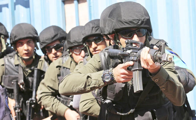 The Jordan Gendarmerie Training Academy is the second such facility in the kingdom. It opened on Thursday. (AP)