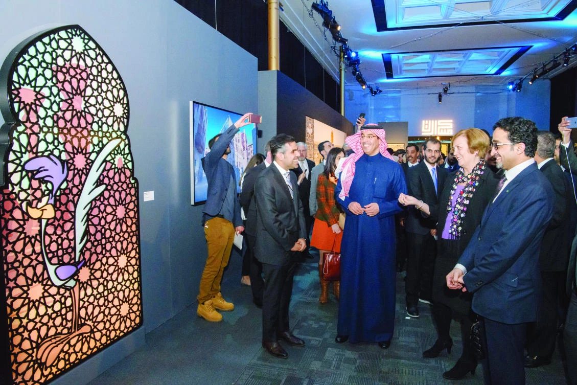 Saudi art show dazzles despite snowstorm in Washington