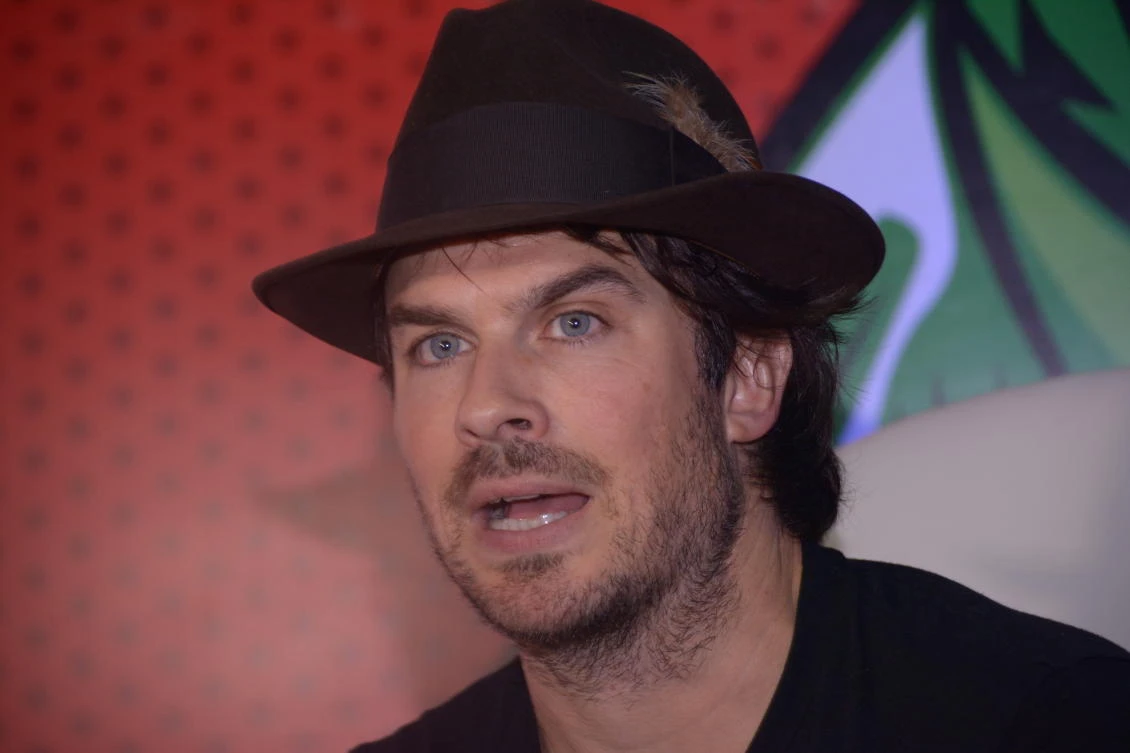 Actor and model Ian Somerhalder at the second Saudi Comic Con. (AN Photo by Huda Bashatah)