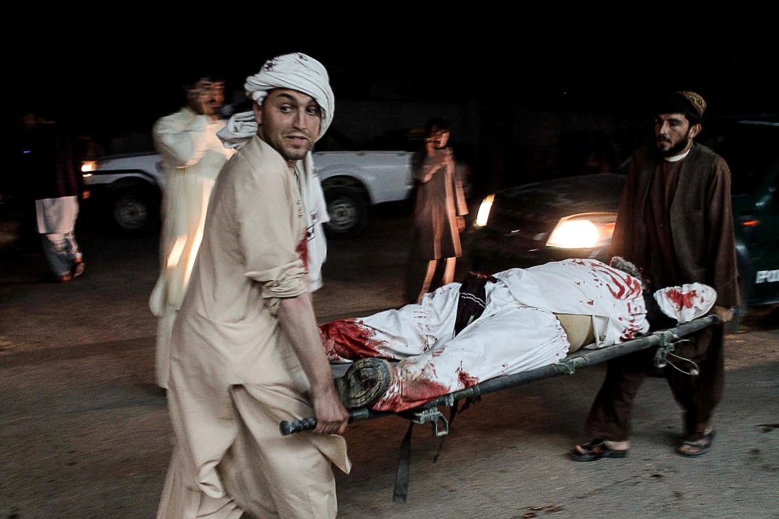 Blast outside sports stadium packed with onlookers kills at least 14 Afghans