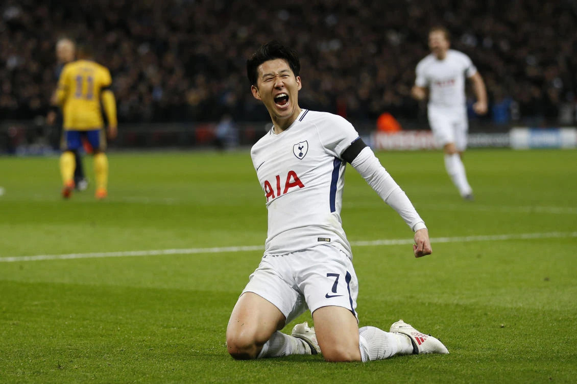 Son Heung-min has scored 18 times for Tottenham Hotspur this season. (AFP)