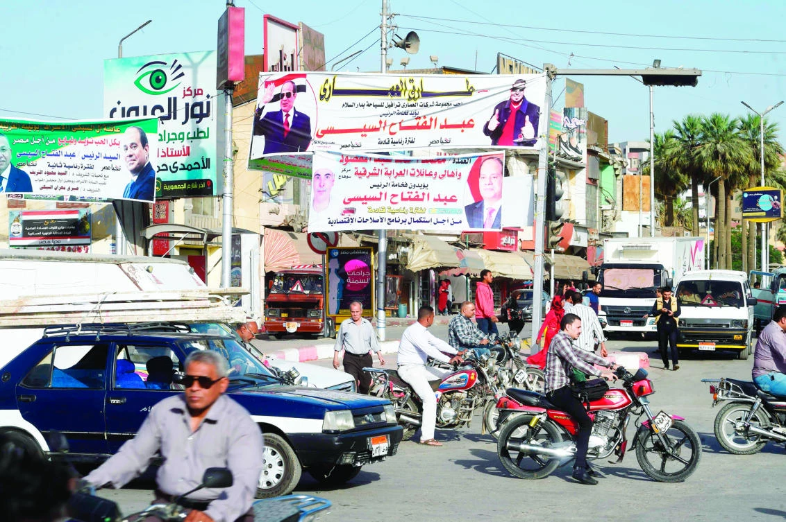 Supporters including traders, lawyers, doctors and engineers have jumped on the election bandwagon. (AFP)