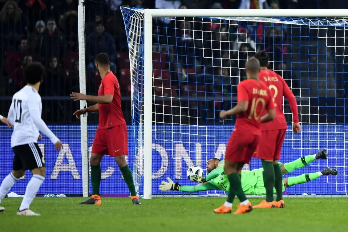 Mohamed Salah opens the scoring at Letzigrund stadium in Zurich, but Ronaldo struck late twice to deny Egypt. (AFP)