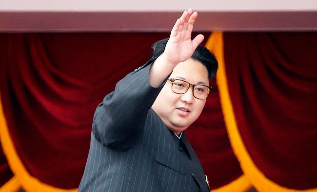 In this file photo taken May 10, 2016, North Korean leader Kim Jong Un waves at parade participants at the Kim Il Sung Square in Pyongyang, North Korea. (AP)