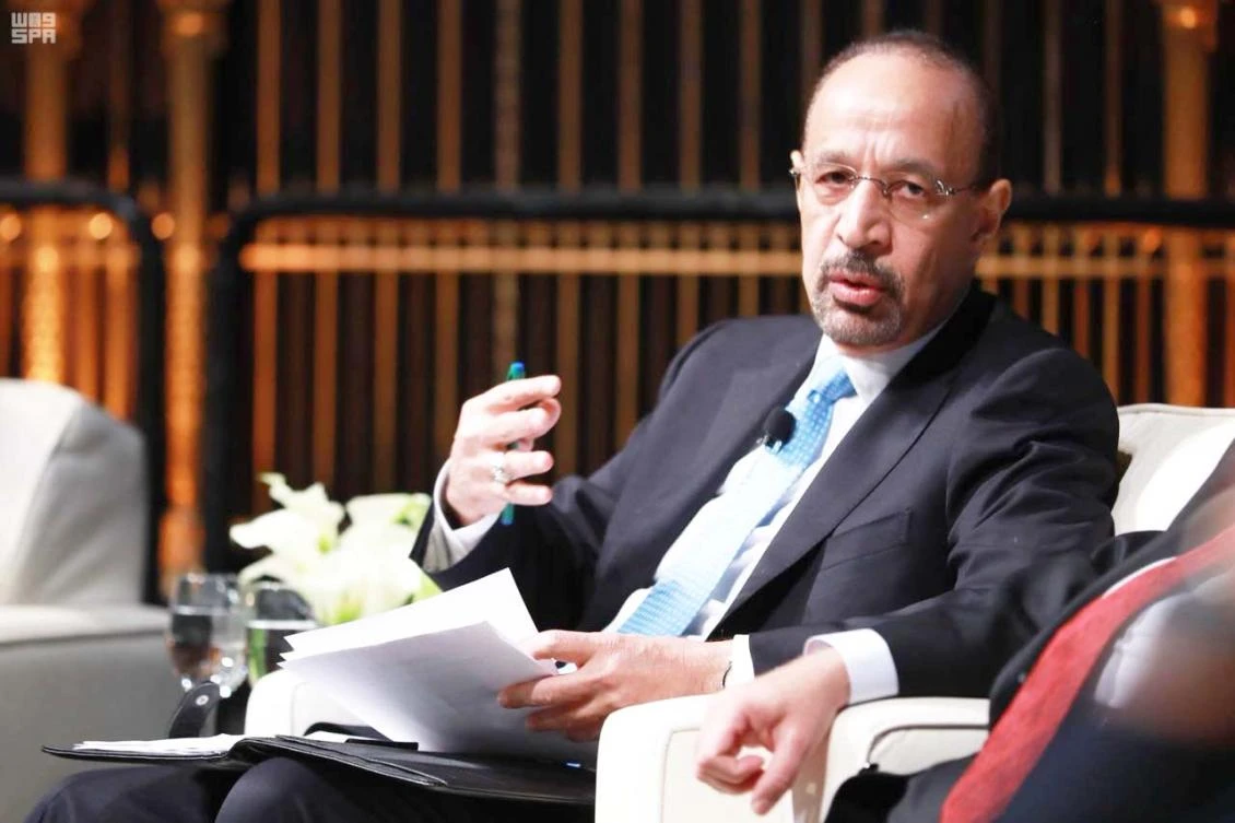 Saudi Energy Minister Khalid Al-Falih told a gathering of 200 CEOs in New York that the Kingdom’s largest natural resource was oil, adding: ‘There is a lot more oil and gas that has not been tapped in the first 80 years of our existence.’ (SPA)