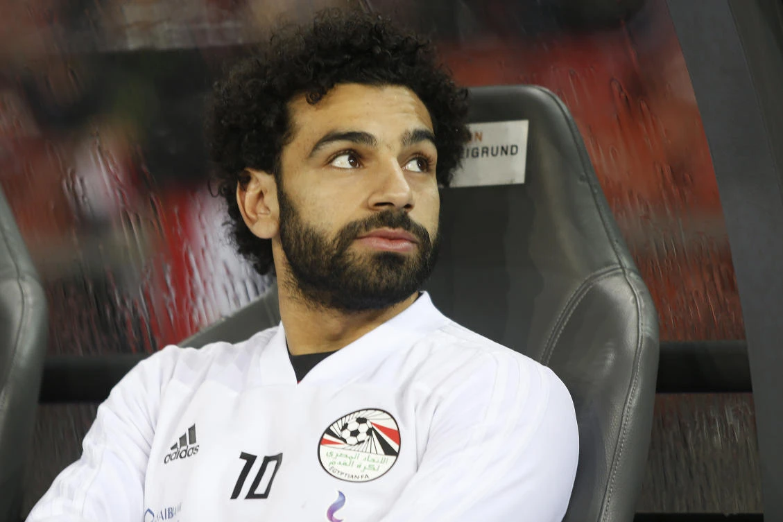 Mohamed Salah stayed on the bench for the game between Egypt and Greece as coach Hector Cuper sought to preserve his prize asset. (AFP)