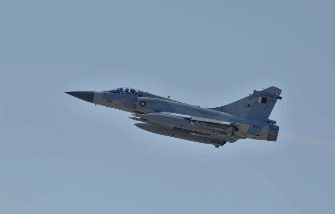 A file image of a Qatari jet fighter (AFP)