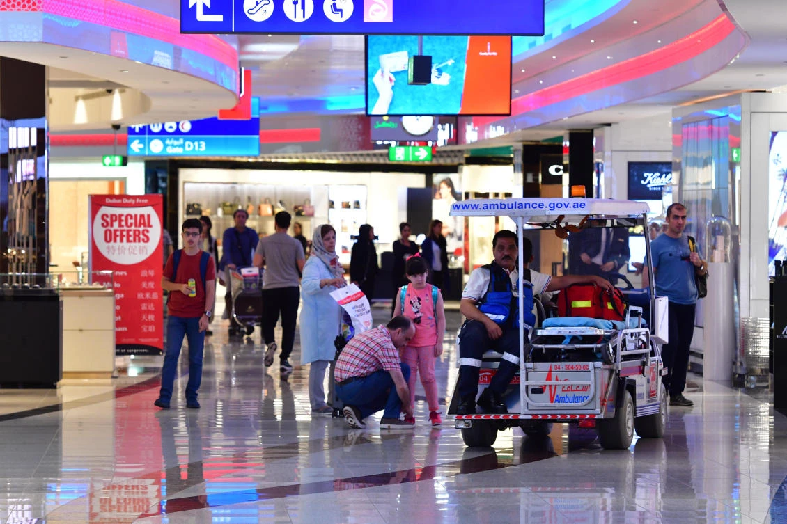 Air traffic movements at Dubai International Airport rose by 25 percent last year. (AFP)