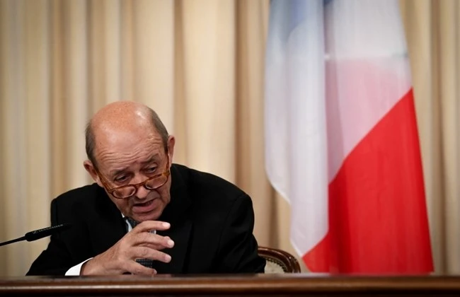 French Foreign Minister Jean-Yves Le Drian. (AFP)