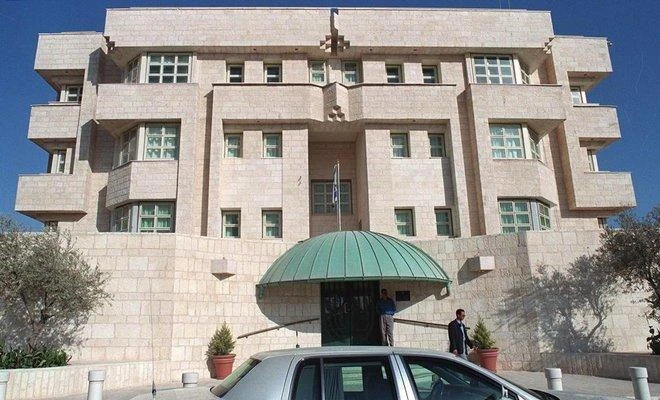The Israeli embassy in Amman. Israel nominated a new ambassador to Jordan, seven months after its embassy staff returned to Israel following an incident in which an Israeli embassy guard killed two Jordanian citizens. (File Photo: AFP)