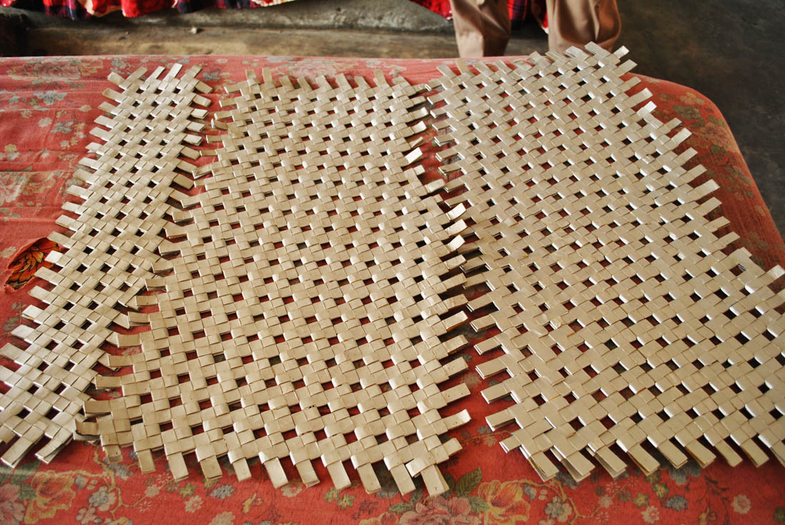 Male prisoner made this prayer mat, commonly known as Janemaz in Pakistan. (AN photo by Saba Rehman)