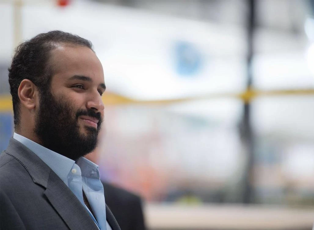Saudi crown prince visits Virgin Galactic and Mojavi Air and Space port in California