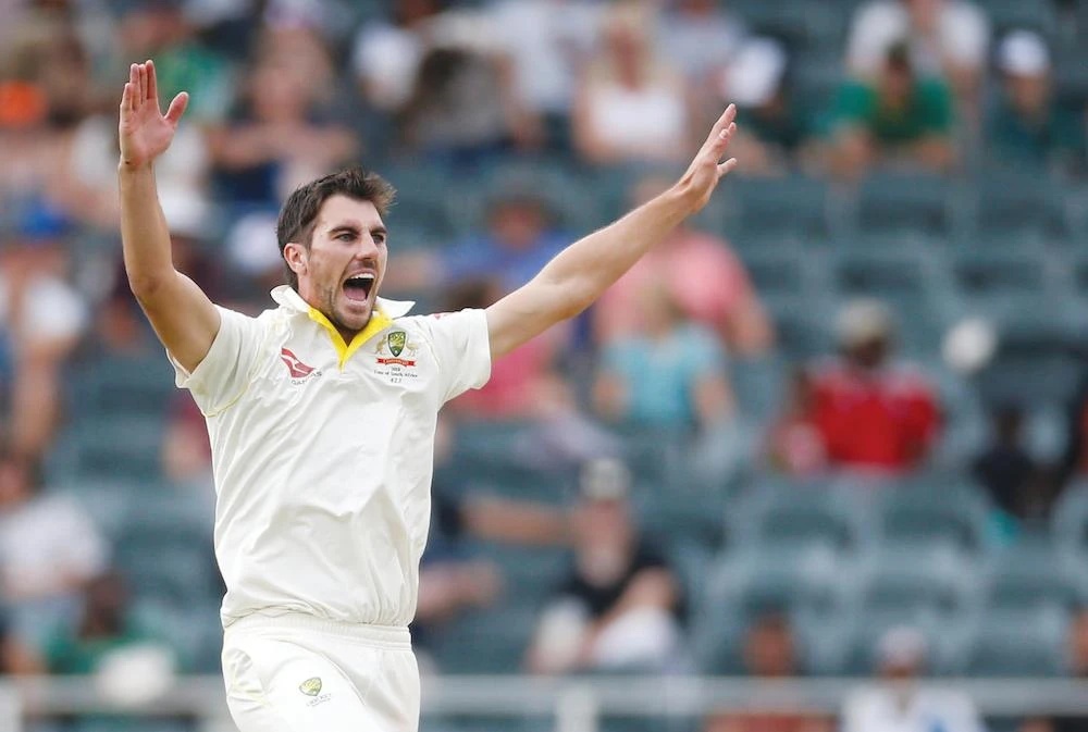 Pat Cummins would be a great choice as a new long-term captain for Australia, taking over from the disgraced Steve Smith, below. (REUTERS)