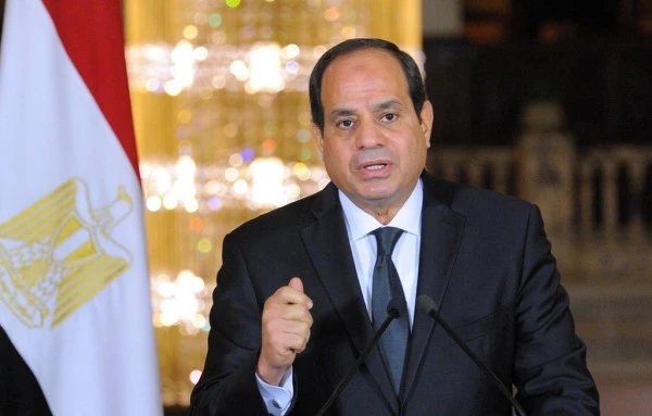 Egypt's president wins second term with 97 percent of the vote after facing no serious challenge