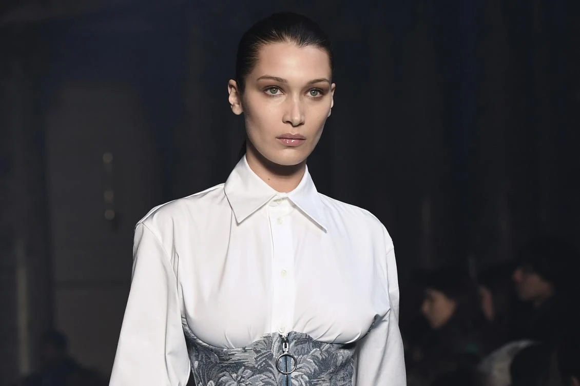 Bella Hadid was praised for her response. (AFP)