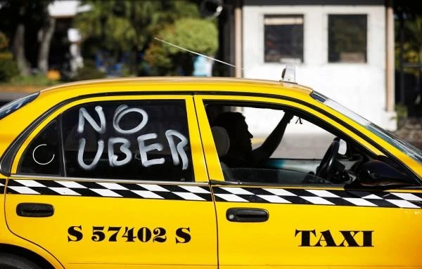 Egyptian taxi drivers were less than enamoured by the arrival of Careem and Uber on the streets of Cairo. (Reuters)