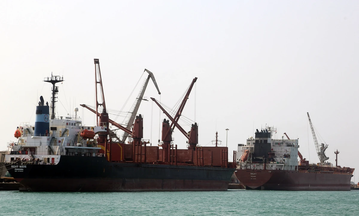 A view of Yemen's rebel-held Red Sea port of Hodeida. Hodeida is a key entry point for United Nations aid to war-torn Yemen. (File Photo: AFP)