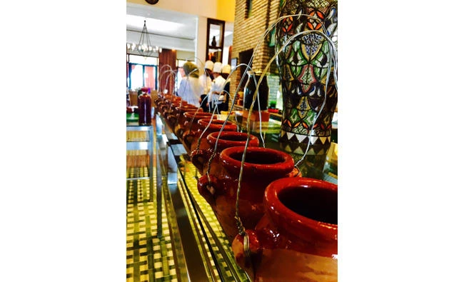 Marrakech’s popular dish tangia is prepared in a clay pot or a Greek urn.