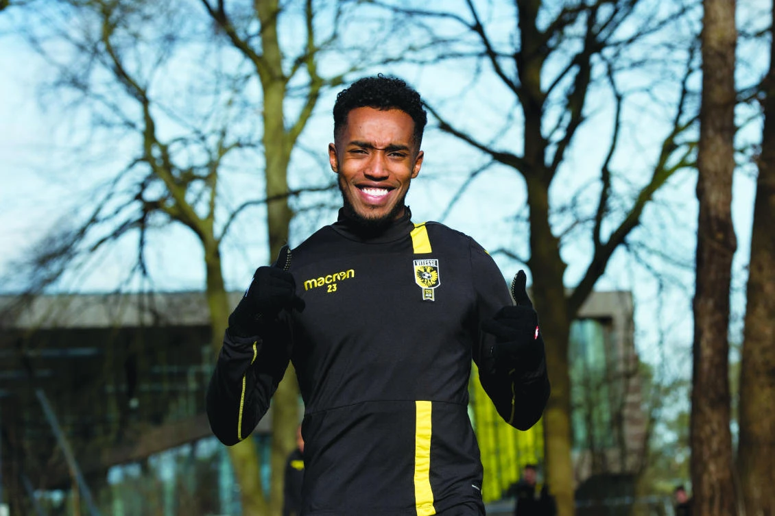 From Jeddah to London to Vitesse, Mukhtar Ali has travelled far during his young footballing career. (Courtesy of Vitesse)