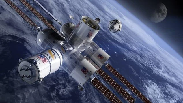 Orion Span’s fully modular space station will host six people at a time, including two crew members, for 12-day trips. It plans to welcome its first guests in 2022. (Courtesy: Orion Span)