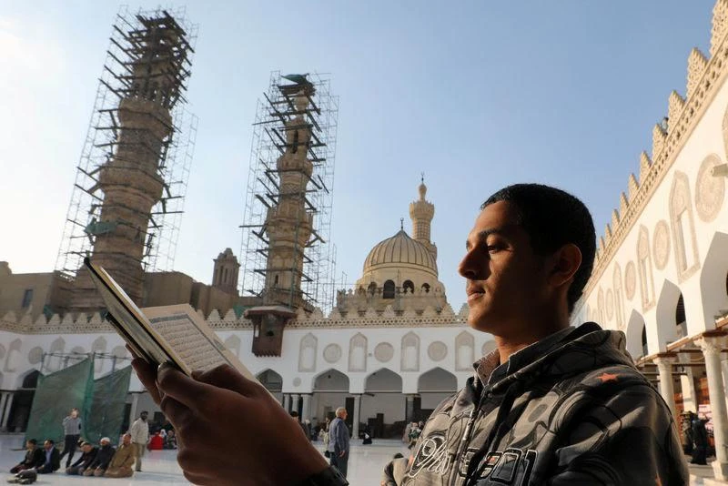 Egypt’s top Islamic authority said the ‘Blue Whale’ video game consists of ‘several elements’ that are deemed to be ‘forbidden’ in Islam. (Reuters)
