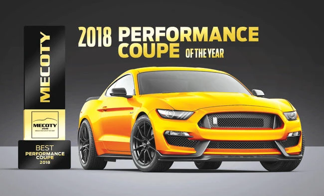 The Shelby GT350 collected honors as Performance Coupe of the Year.