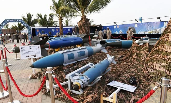 Saudi armed forces display latest weapons. SPA