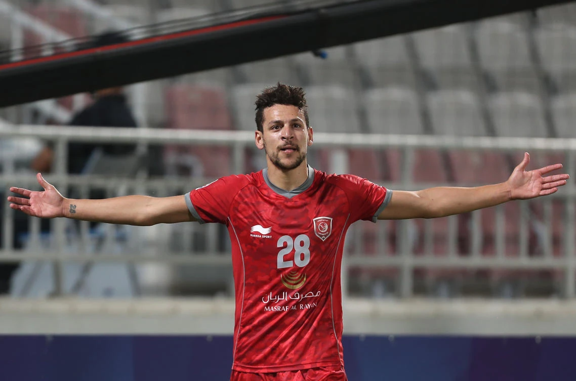 Player Youssef Msakni (Karim Jaafar/AFP)
