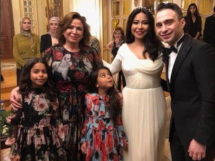 Daughters of Egyptian singer Sherine sparkle in floral Dolce & Gabbana dresses