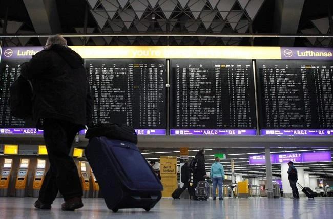 Frankfurt, above, and Munich airports are the two biggest hubs for Lufthansa, Germany’s largest airline. (Reuters)
