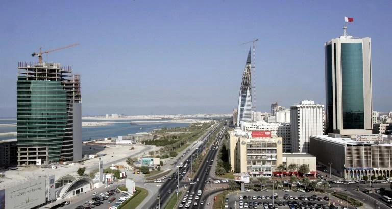 A general view shows the Bahraini Chamber of Commerce and Industry in Manama. (AFP)